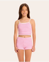 Seafolly - Textured Tankini Set - Teens