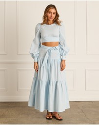 Heaven Australia - Mist Tia Maxi Skirt