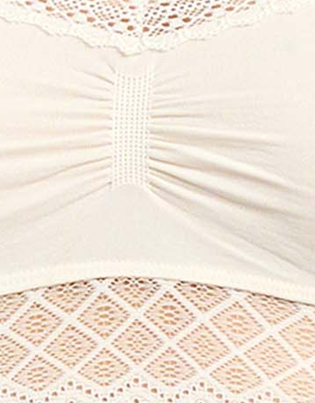 Billet Doux - Zen Dentelle Longline Wirefree Bralette with Lace
