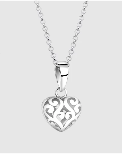 Elli Jewelry - Necklace with Heart Pendant 925 Sterling Silver