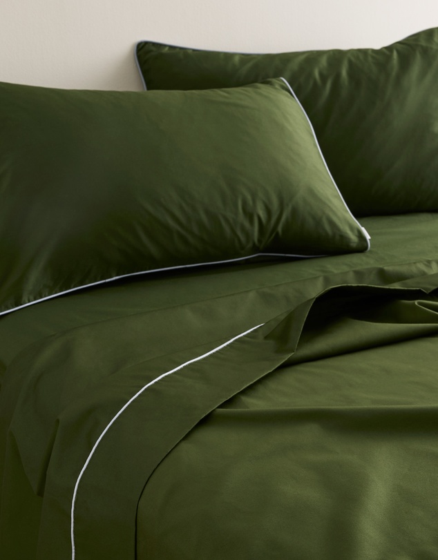 Country Road - Dita Organically Grown Cotton Queen Flat Sheet