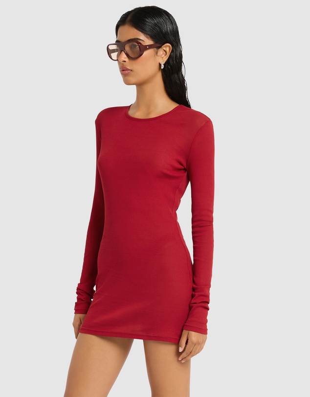Bond-Eye Swimwear - Adley Long Sleeve Mini Dress