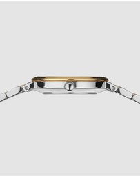 Bering - Bering Classic 26mm Polished Two Tone Gold and Silver Strap Watch