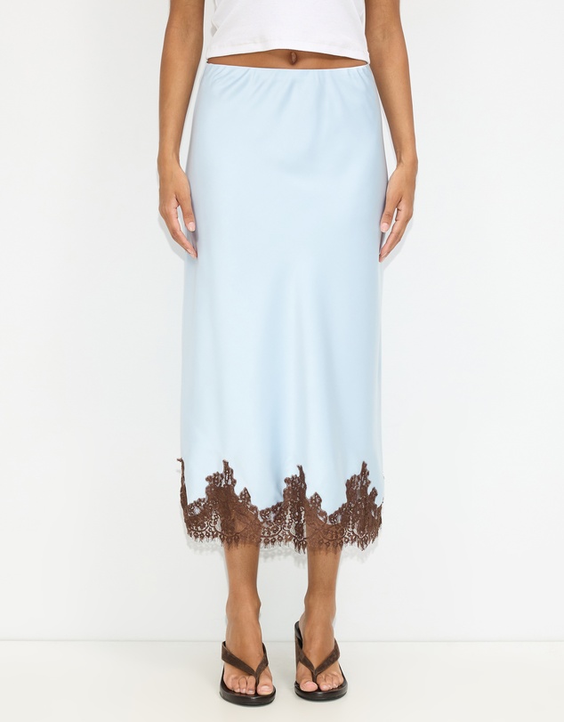 Dazie - Rhea Lace Midi Skirt