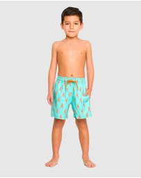 Tolu Australia - Boys Swim Shorts With Fun Lobsters