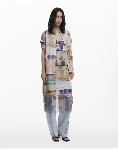 Desigual - Postcard shirt