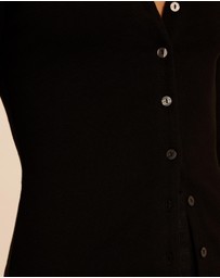 AERE - Tess Button Through Top