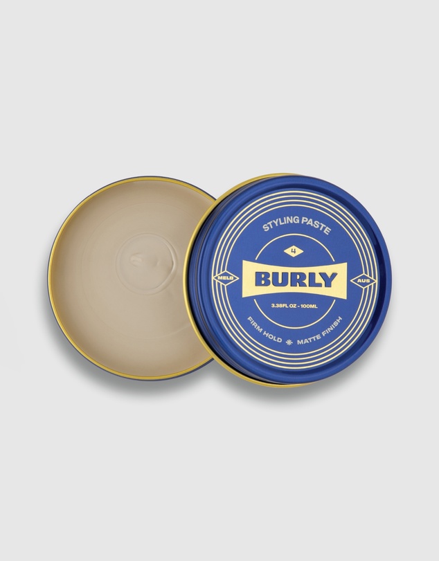 BURLY - Matte Styling Paste - Firm Hold - Matte Finish - Australian Made
