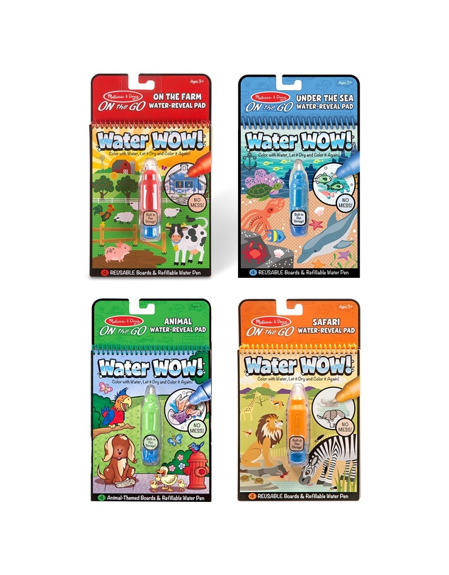 Melissa and Doug - MandD Water WOW Amazing Animals Deluxe Pack