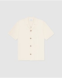 Les Deux - Emmett Globe Knitted SS Shirt