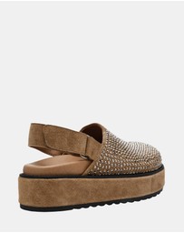 Steve Madden - Mellow-R Olive Flats