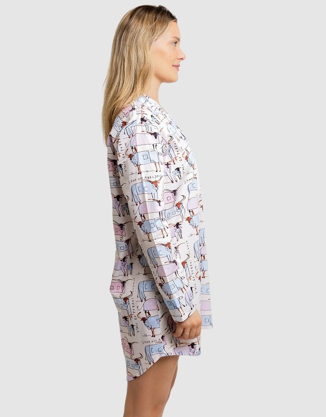 Sant And Abel - Women's Drawbertson Longhorns Night Shirt