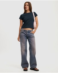 Cotton On - Low Rise Straight Jeans