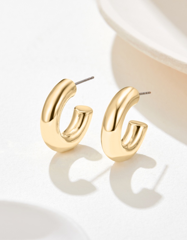 Mestige - De Sol Hoops - 18K Gold Plated
