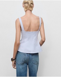 M.N.G - Flared Cotton Top