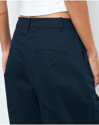 AERE - Sian Organic Cotton Barrel Leg Pants