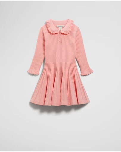 Country Road - Collared Knit Dress