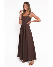 Petal & Pup - Alandra Maxi Dress - Brown
