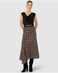 SACHA DRAKE - Onyx Midi Skirt