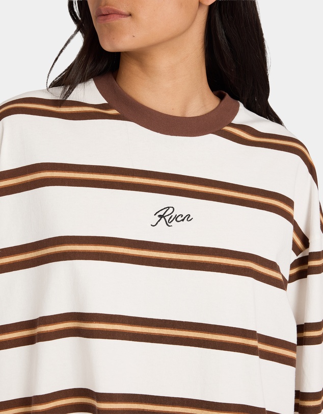 RVCA - Womens Berkley Long Sleeve Stripe T-Shirt