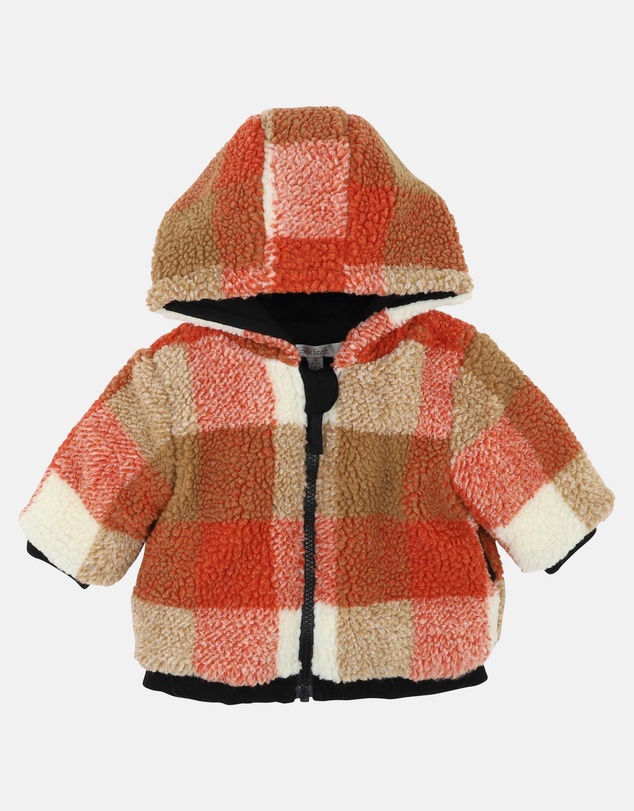 Fox & Finch - Mr Fox Sherpa Check Jacket - Babies