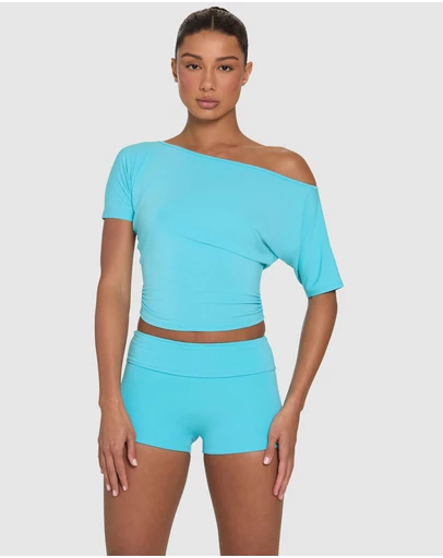 BO+TEE - Buttercloud Slouchy Off-Shoulder Top