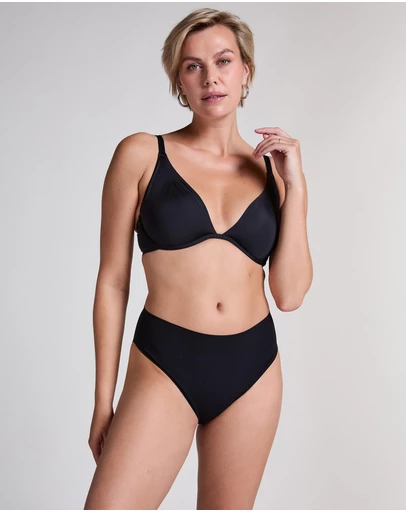 Hunkemoller - Smooth High Leg Brazilian Briefs