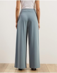 Atmos&Here - Isola Waist Detail Tailored Pants