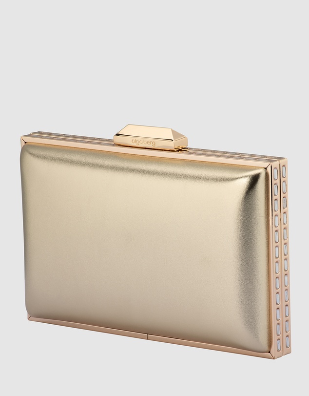 Olga Berg - Sammi Crystal Frame Clutch