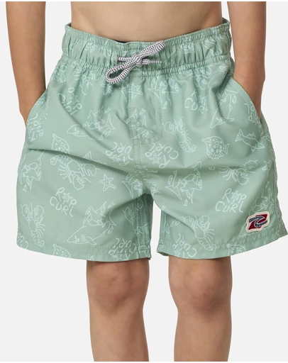 Rip Curl - Ocean Party Volley Shorts - Babies-Kids
