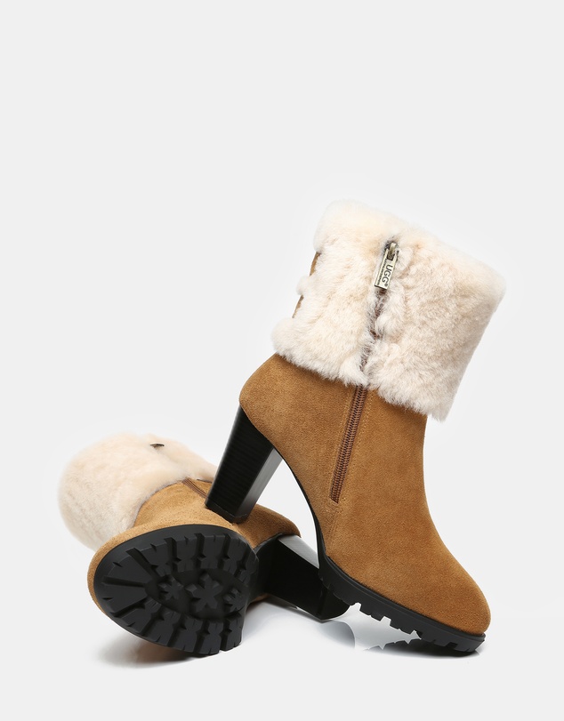 EVERAU - Australian Shepherd Ugg Candice Cow Suede Upper Boots