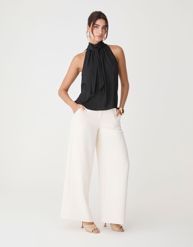 Forcast - Shelby Draped Sleeveless Top
