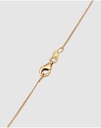 Elli Jewelry - Necklace Crystal Drop 925 Sterling Silver Gold-Plated