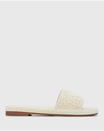 Betts - Apollo Pearl Embellished Slides
