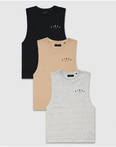 First Division - 3-Pack Core Crest Tank