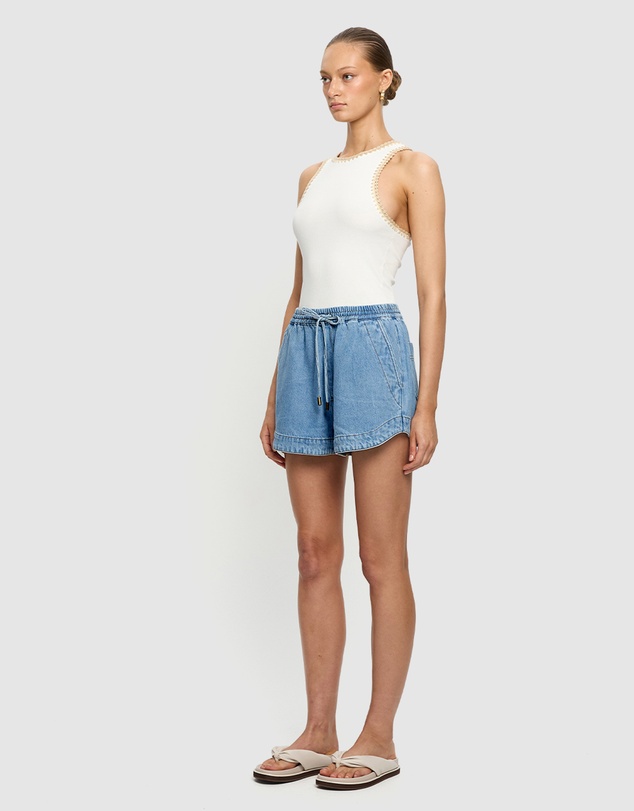 KIVARI - Emilie Denim Shorts