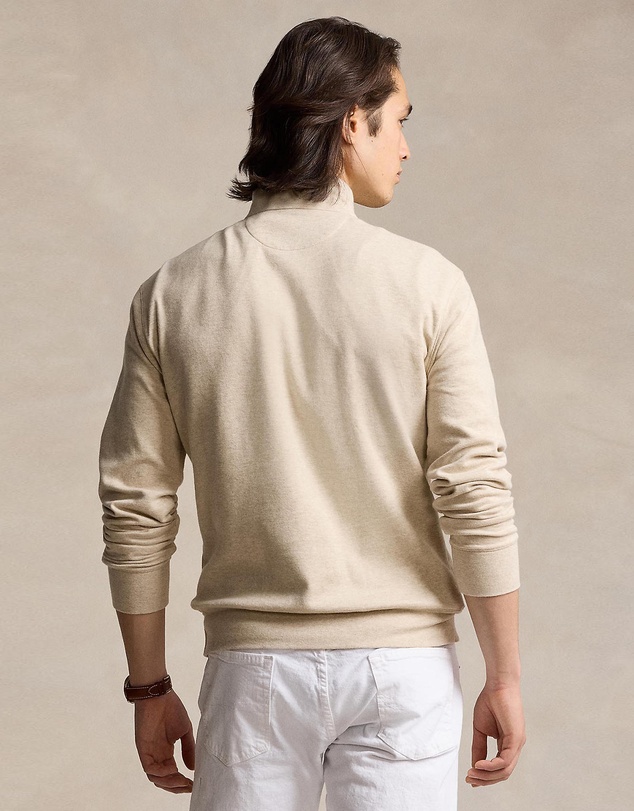 Polo Ralph Lauren - ICONIC EXCLUSIVE - Luxury Jersey Quarter-Zip Pullover