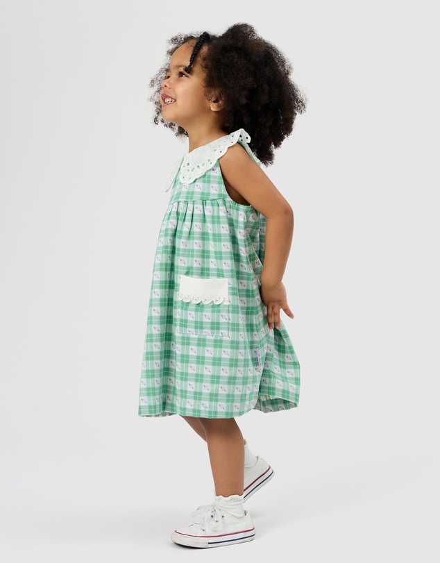 Goldie + Ace - Gingham Lucy Sleeveless Dress - ICONIC EXCLUSIVE - Babies-Teens