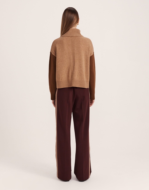 SABA - Claudia Wool Colour Block Knit