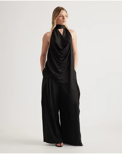Decjuba - Camilla Halter Sash Top