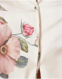 Gingerlilly - Ruby Floral Satin PJ set