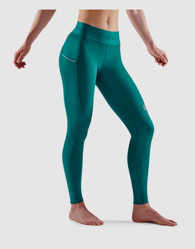 SKINS - SKINS Compression Series-3 Women's Long Tights Lt Teal Activewear