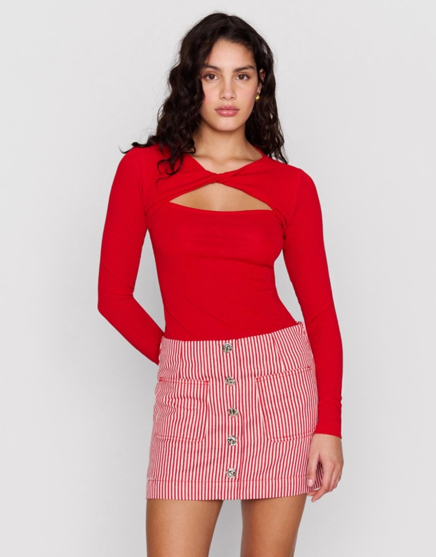 MINKPINK - Rosa Twist Front Top