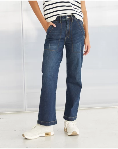 DRICOPER DENIM - Cody Kick Flare Astro Trousers