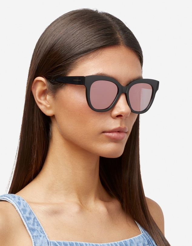 Hawkers Co - HAWKERS - Black Rose Gold AUDREY Sunglasses for Men and Women UV400