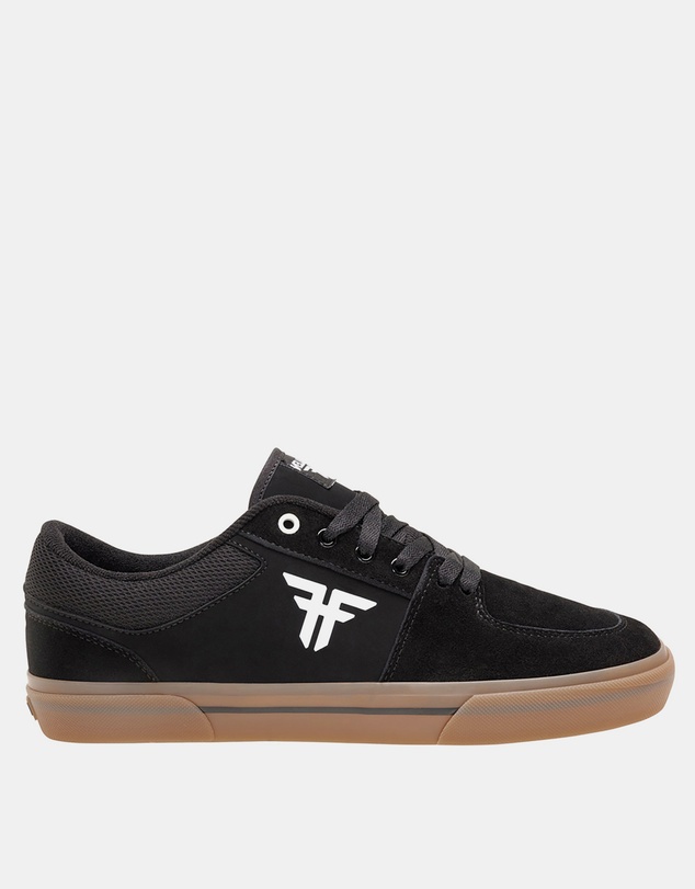 Fallen Footwear - Fallen Footwear Men Patriot Vulcanised Sole Gum Shoes Black/White