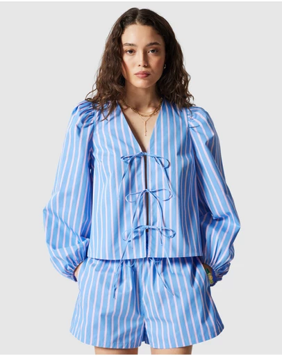 & Other Stories - Tie-Front Blouse