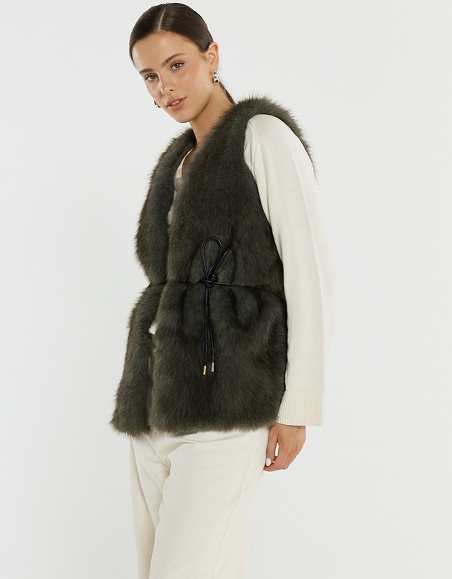 Sass - Riya Fur Gilet