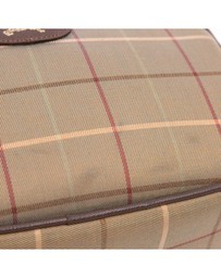 Pre-Loved by Azura Reborn - Pre-Loved burberry Textile Accessory Bag with Plaid Pattern and Zip Closure