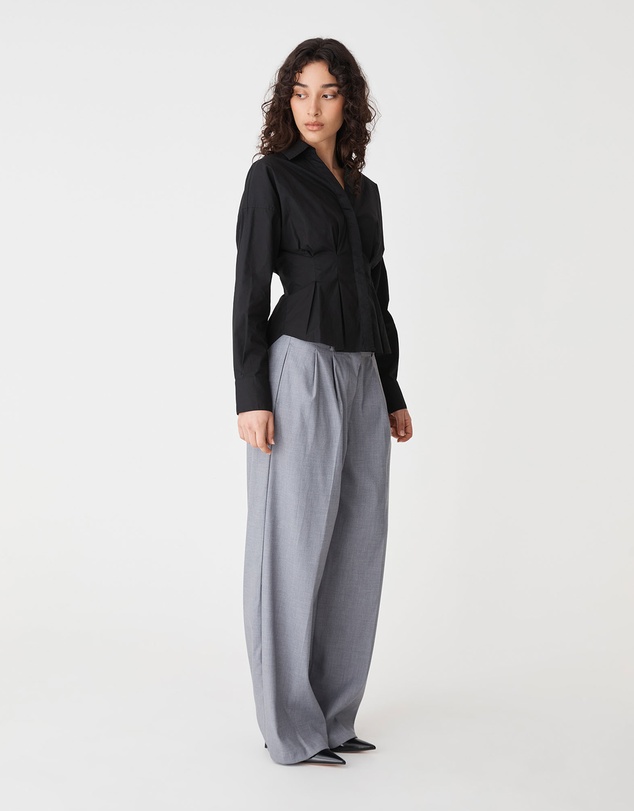 Forcast - Billie Pleat Waist Shirt